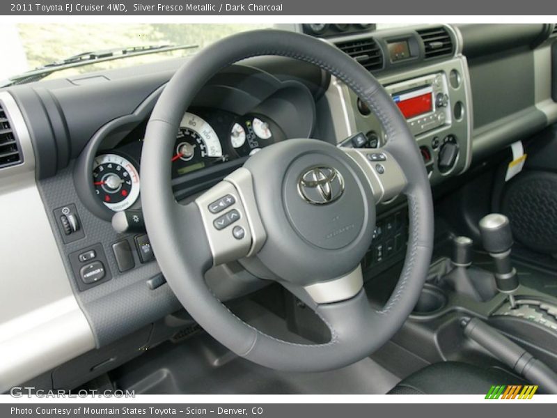 Silver Fresco Metallic / Dark Charcoal 2011 Toyota FJ Cruiser 4WD