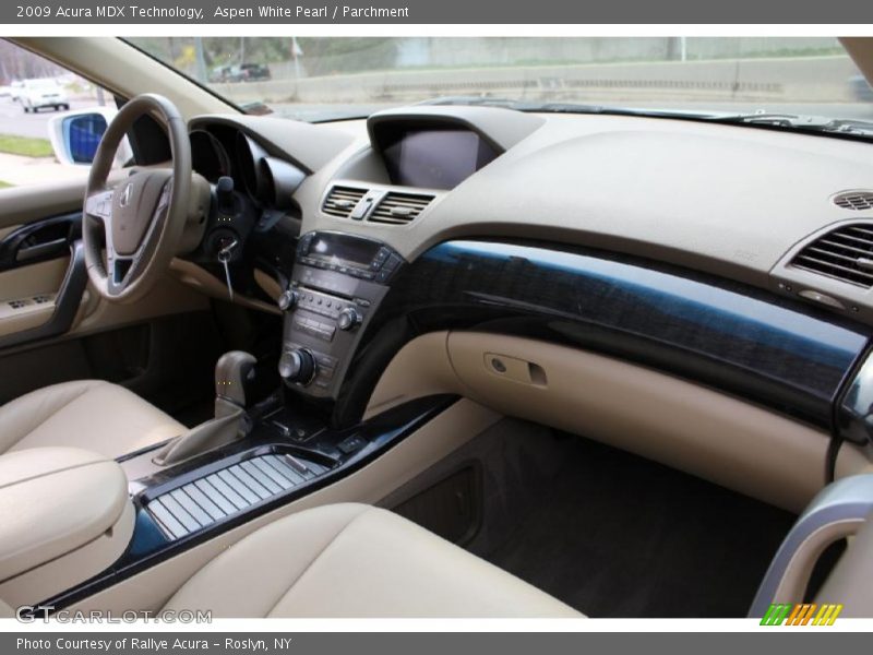 Aspen White Pearl / Parchment 2009 Acura MDX Technology