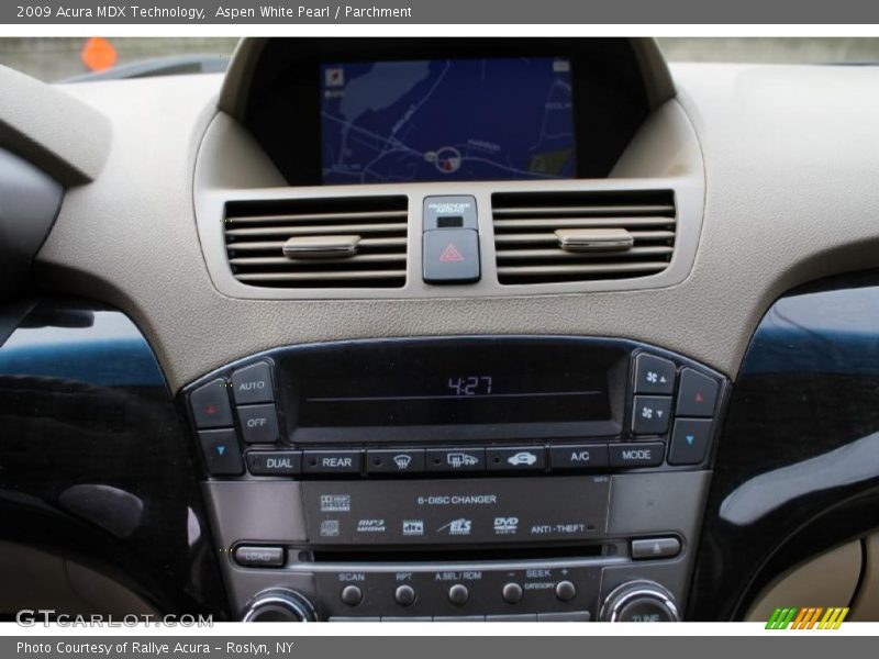 Aspen White Pearl / Parchment 2009 Acura MDX Technology