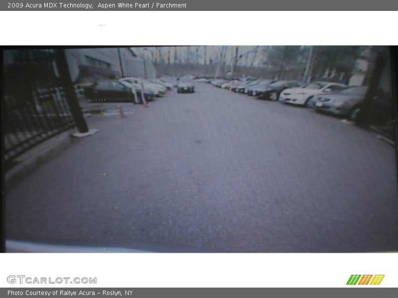Aspen White Pearl / Parchment 2009 Acura MDX Technology
