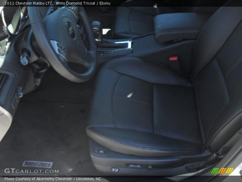 White Diamond Tricoat / Ebony 2011 Chevrolet Malibu LTZ