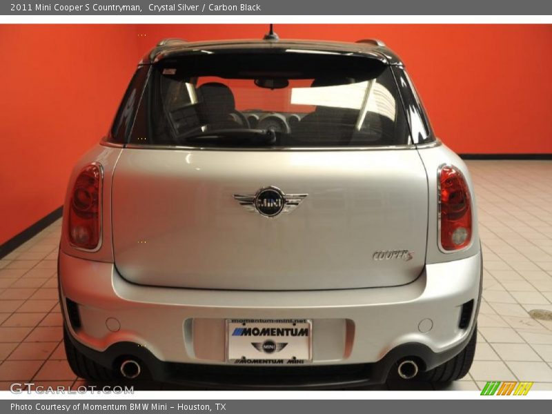 Crystal Silver / Carbon Black 2011 Mini Cooper S Countryman