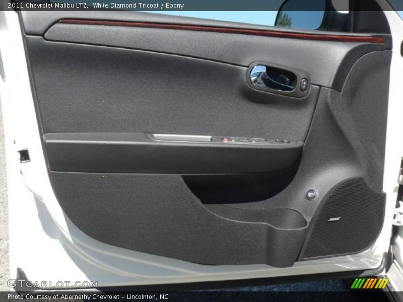 White Diamond Tricoat / Ebony 2011 Chevrolet Malibu LTZ