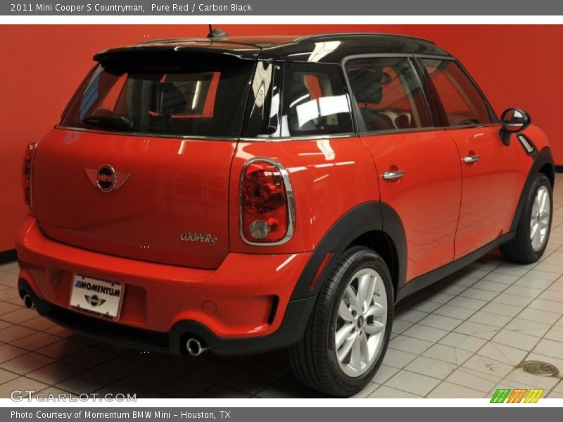 Pure Red / Carbon Black 2011 Mini Cooper S Countryman
