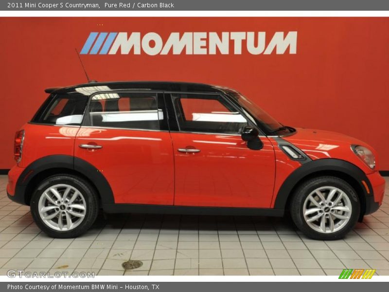 Pure Red / Carbon Black 2011 Mini Cooper S Countryman