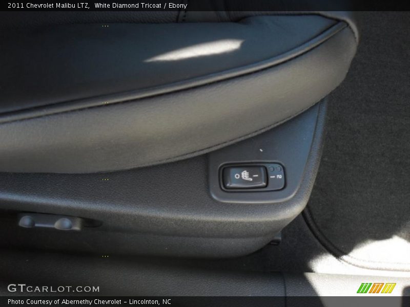 White Diamond Tricoat / Ebony 2011 Chevrolet Malibu LTZ