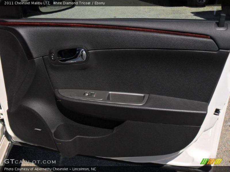 White Diamond Tricoat / Ebony 2011 Chevrolet Malibu LTZ