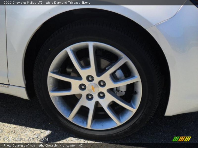 White Diamond Tricoat / Ebony 2011 Chevrolet Malibu LTZ