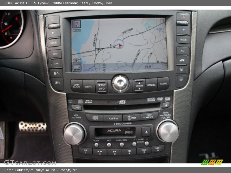 White Diamond Pearl / Ebony/Silver 2008 Acura TL 3.5 Type-S