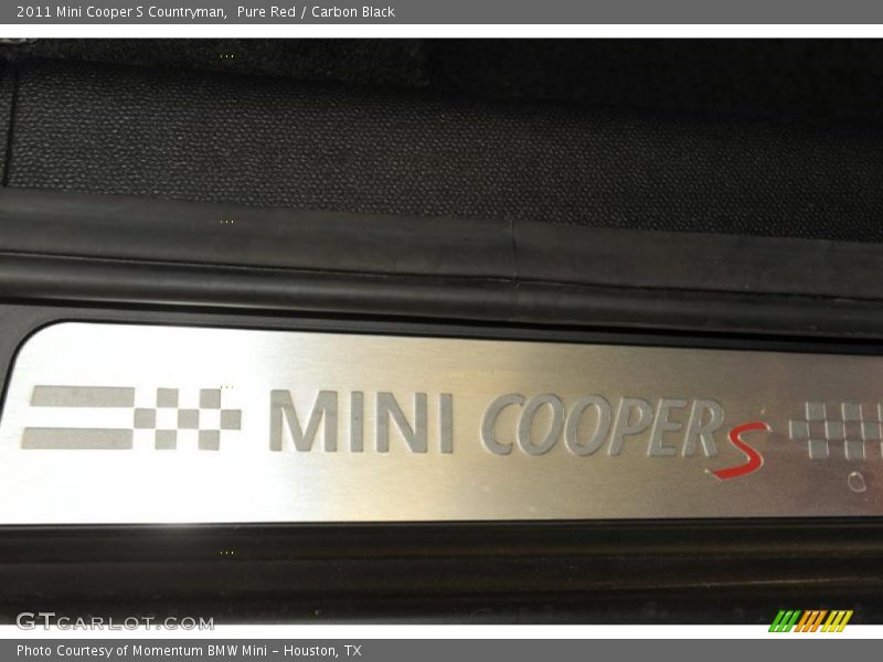 Pure Red / Carbon Black 2011 Mini Cooper S Countryman