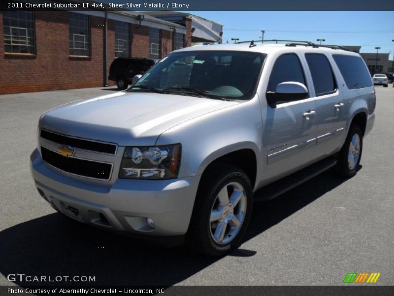 Sheer Silver Metallic / Ebony 2011 Chevrolet Suburban LT 4x4
