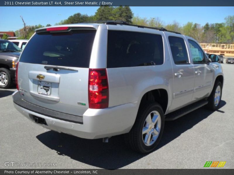 Sheer Silver Metallic / Ebony 2011 Chevrolet Suburban LT 4x4