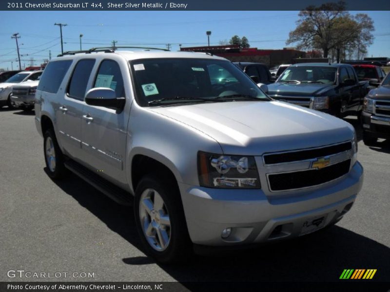Sheer Silver Metallic / Ebony 2011 Chevrolet Suburban LT 4x4