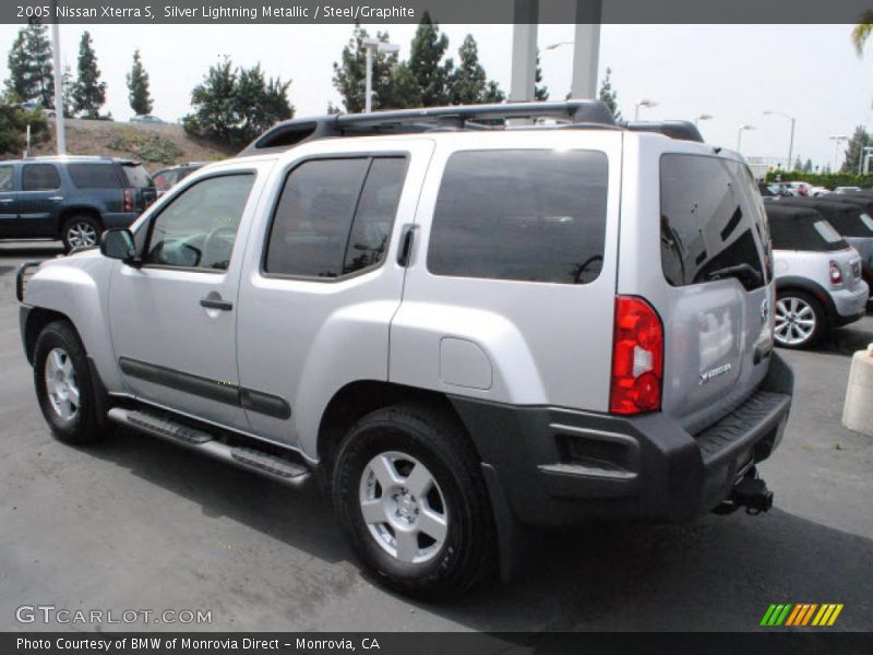 Silver Lightning Metallic / Steel/Graphite 2005 Nissan Xterra S