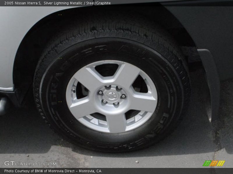 Silver Lightning Metallic / Steel/Graphite 2005 Nissan Xterra S