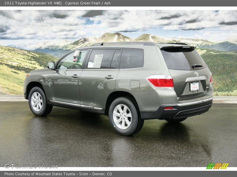 Cypress Green Pearl / Ash 2011 Toyota Highlander V6 4WD