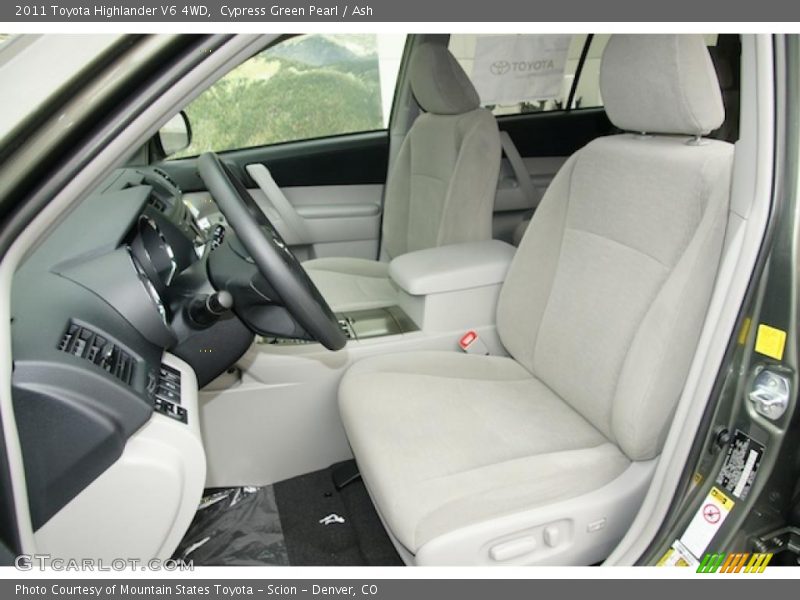 Cypress Green Pearl / Ash 2011 Toyota Highlander V6 4WD
