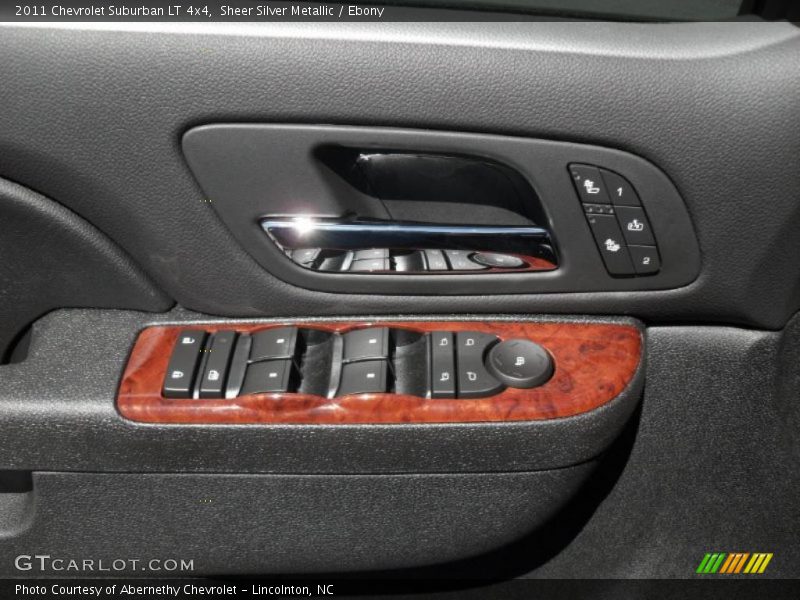 Sheer Silver Metallic / Ebony 2011 Chevrolet Suburban LT 4x4