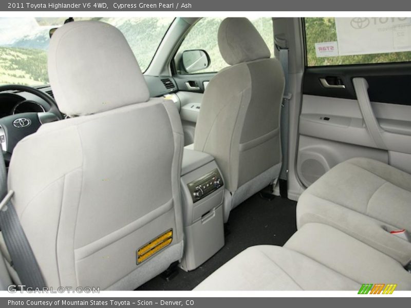 Cypress Green Pearl / Ash 2011 Toyota Highlander V6 4WD