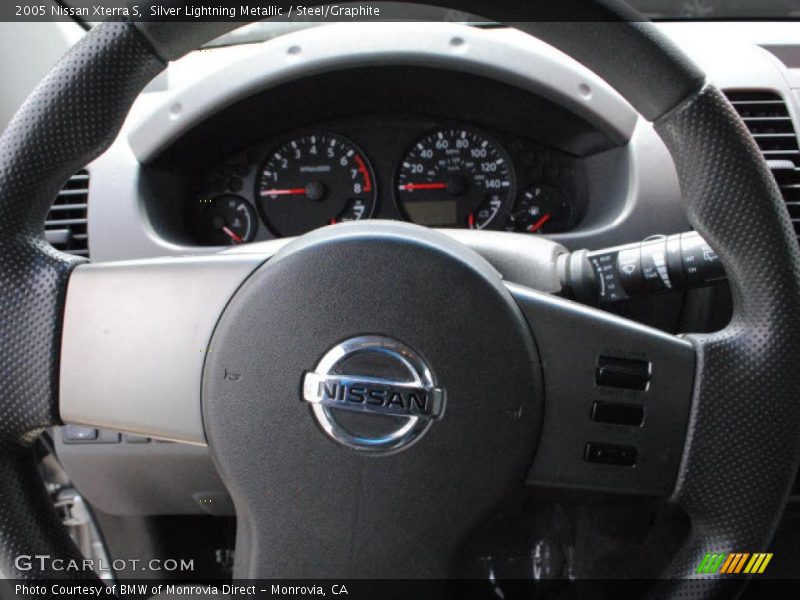 Silver Lightning Metallic / Steel/Graphite 2005 Nissan Xterra S