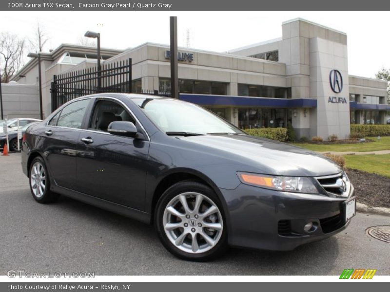 Carbon Gray Pearl / Quartz Gray 2008 Acura TSX Sedan