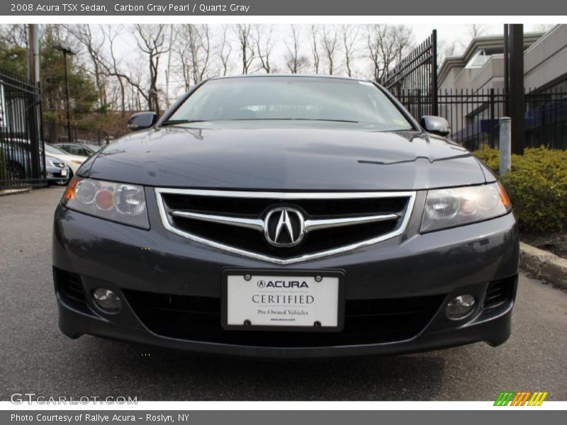 Carbon Gray Pearl / Quartz Gray 2008 Acura TSX Sedan