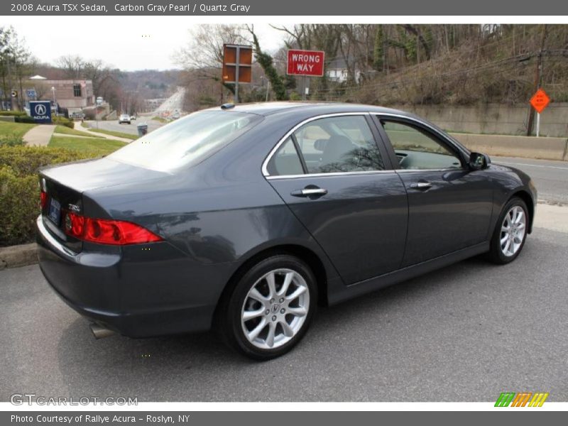 Carbon Gray Pearl / Quartz Gray 2008 Acura TSX Sedan