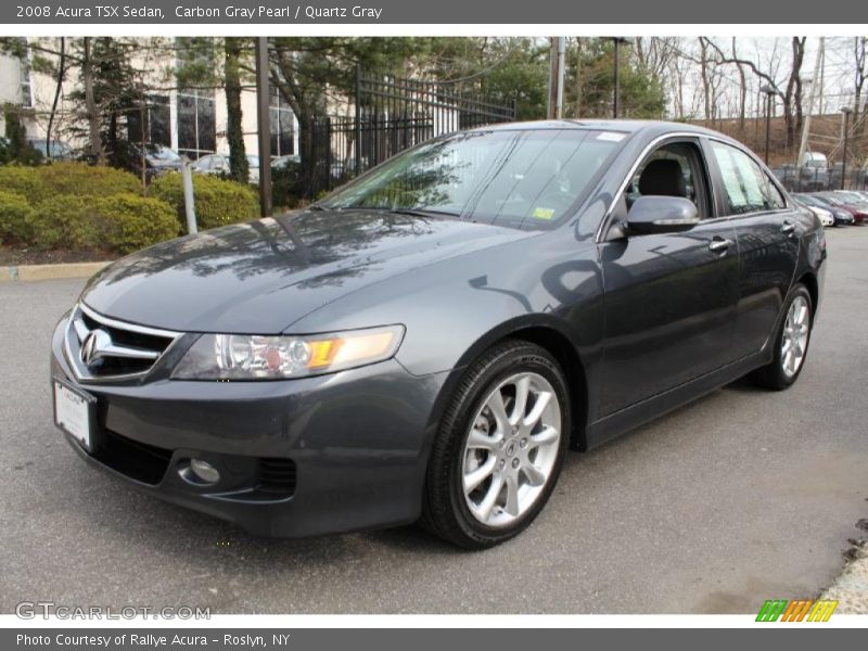 Carbon Gray Pearl / Quartz Gray 2008 Acura TSX Sedan