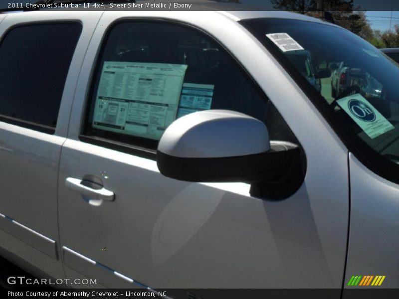 Sheer Silver Metallic / Ebony 2011 Chevrolet Suburban LT 4x4