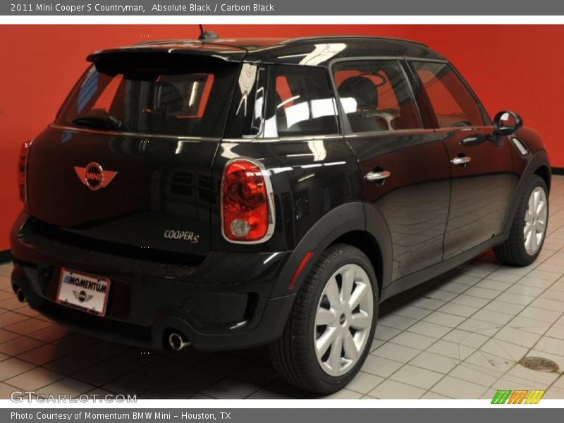 Absolute Black / Carbon Black 2011 Mini Cooper S Countryman