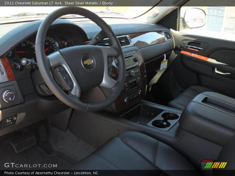 Sheer Silver Metallic / Ebony 2011 Chevrolet Suburban LT 4x4