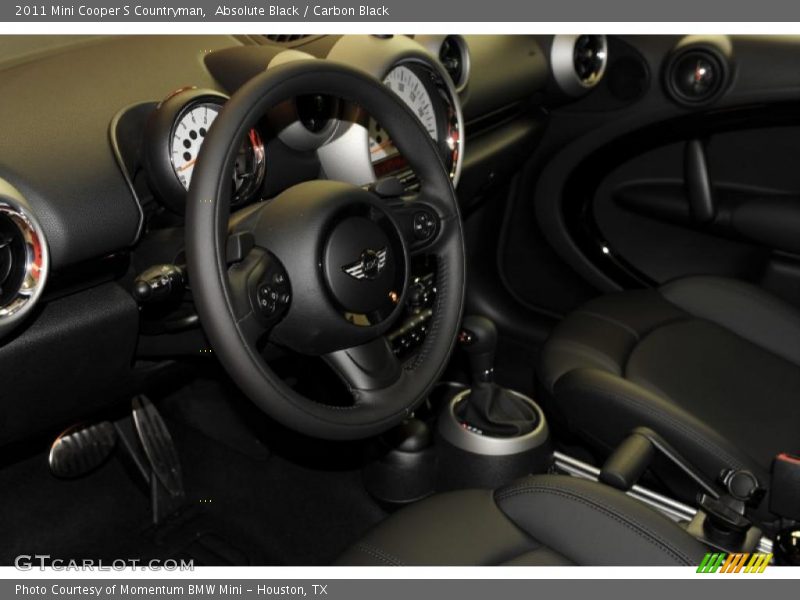 Absolute Black / Carbon Black 2011 Mini Cooper S Countryman