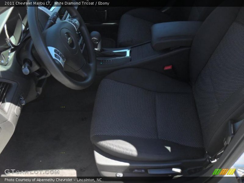 White Diamond Tricoat / Ebony 2011 Chevrolet Malibu LT