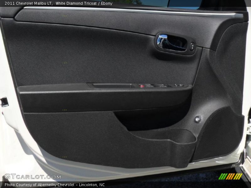 White Diamond Tricoat / Ebony 2011 Chevrolet Malibu LT
