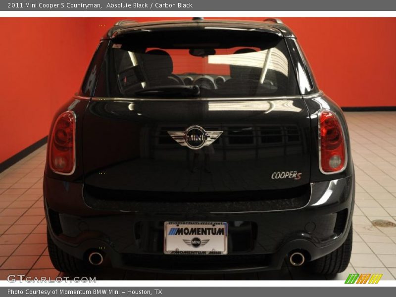 Absolute Black / Carbon Black 2011 Mini Cooper S Countryman