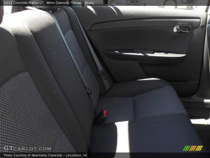 White Diamond Tricoat / Ebony 2011 Chevrolet Malibu LT