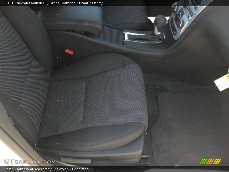 White Diamond Tricoat / Ebony 2011 Chevrolet Malibu LT