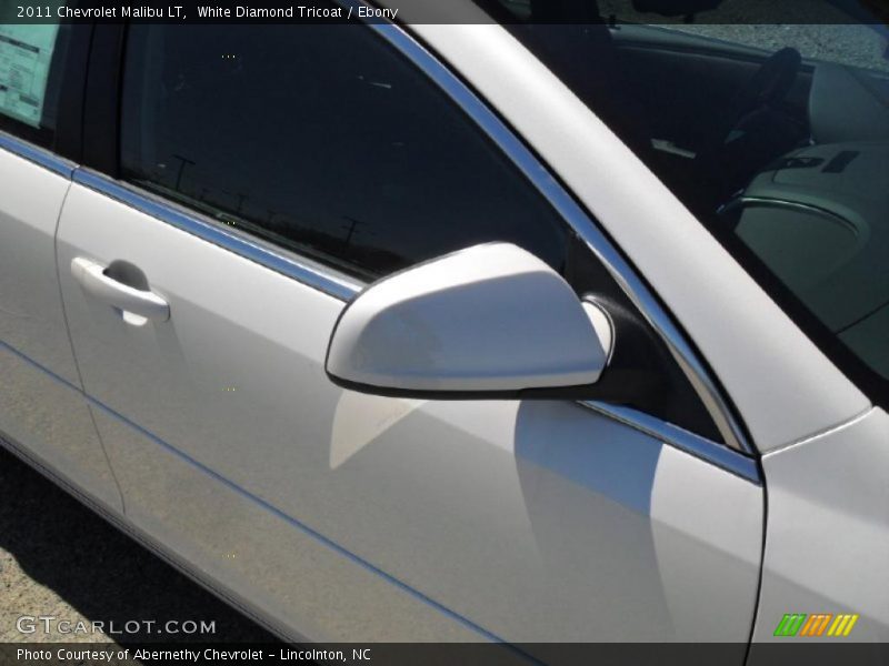 White Diamond Tricoat / Ebony 2011 Chevrolet Malibu LT