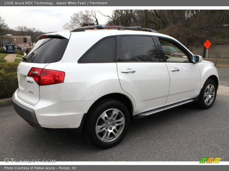 Aspen White Pearl / Parchment 2008 Acura MDX Technology