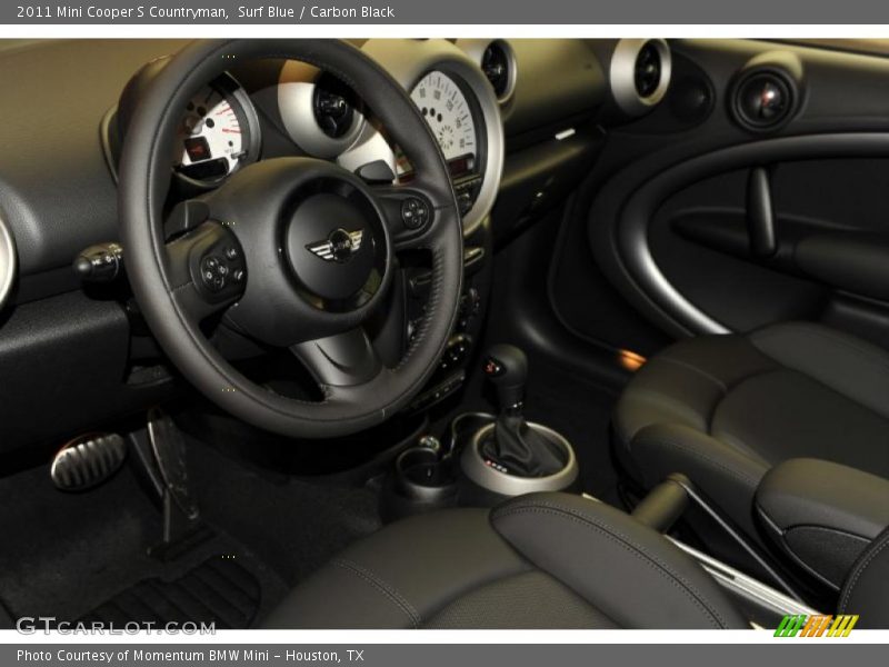  2011 Cooper S Countryman Carbon Black Interior