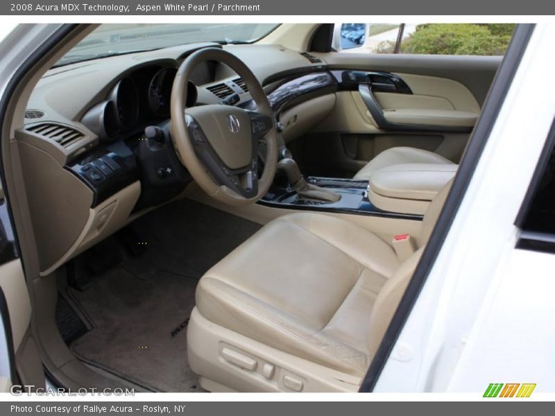 Aspen White Pearl / Parchment 2008 Acura MDX Technology
