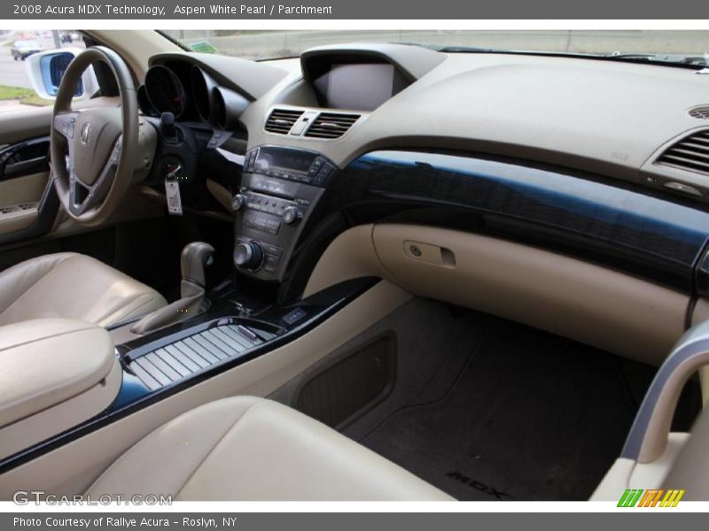 Aspen White Pearl / Parchment 2008 Acura MDX Technology
