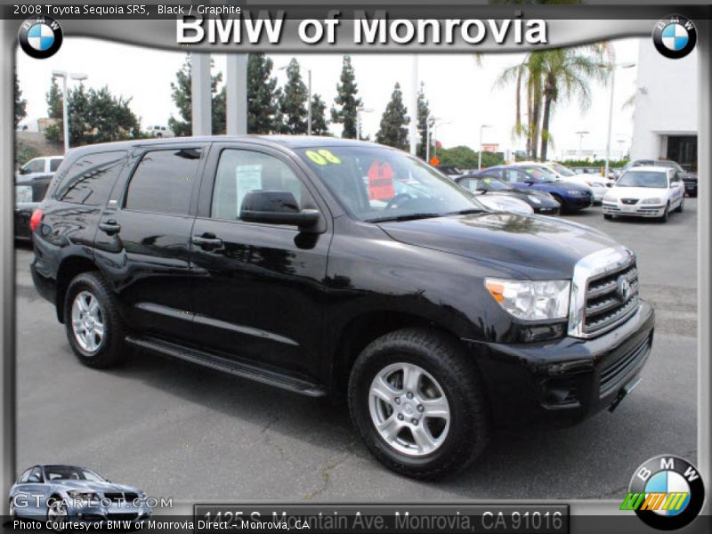Black / Graphite 2008 Toyota Sequoia SR5