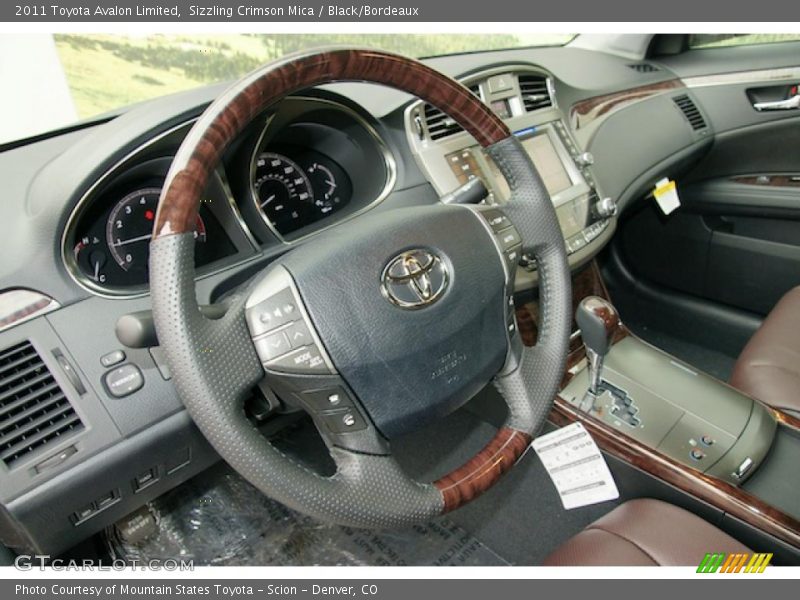 Sizzling Crimson Mica / Black/Bordeaux 2011 Toyota Avalon Limited