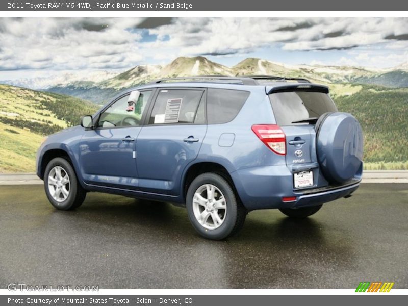 Pacific Blue Metallic / Sand Beige 2011 Toyota RAV4 V6 4WD