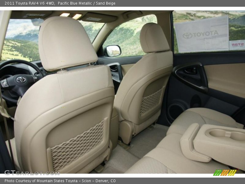 Pacific Blue Metallic / Sand Beige 2011 Toyota RAV4 V6 4WD