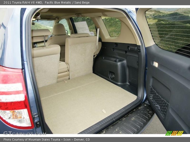 Pacific Blue Metallic / Sand Beige 2011 Toyota RAV4 V6 4WD
