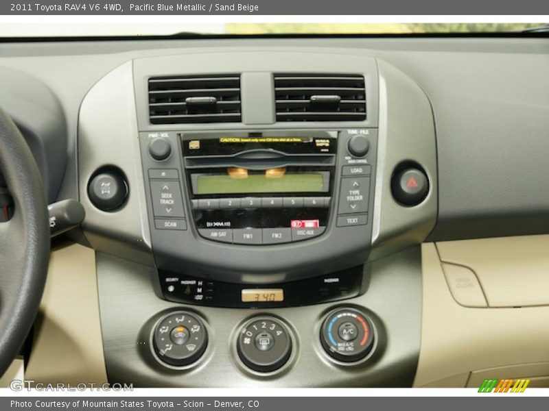 Pacific Blue Metallic / Sand Beige 2011 Toyota RAV4 V6 4WD