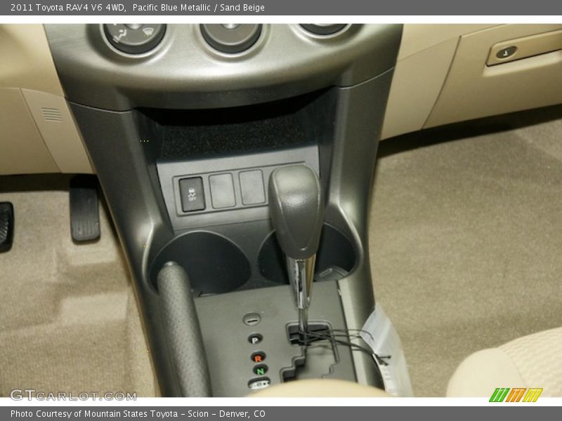 Pacific Blue Metallic / Sand Beige 2011 Toyota RAV4 V6 4WD