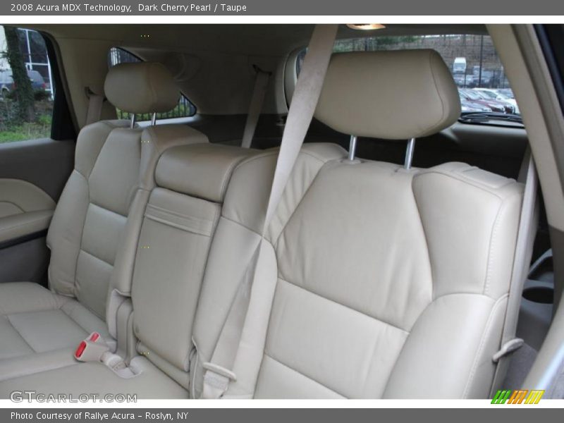 Dark Cherry Pearl / Taupe 2008 Acura MDX Technology
